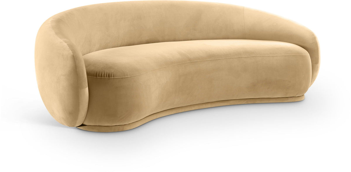 Emery - Sofa - Light Brown Velvet
