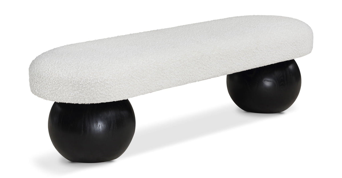 Bowie - Bench with Black Legs