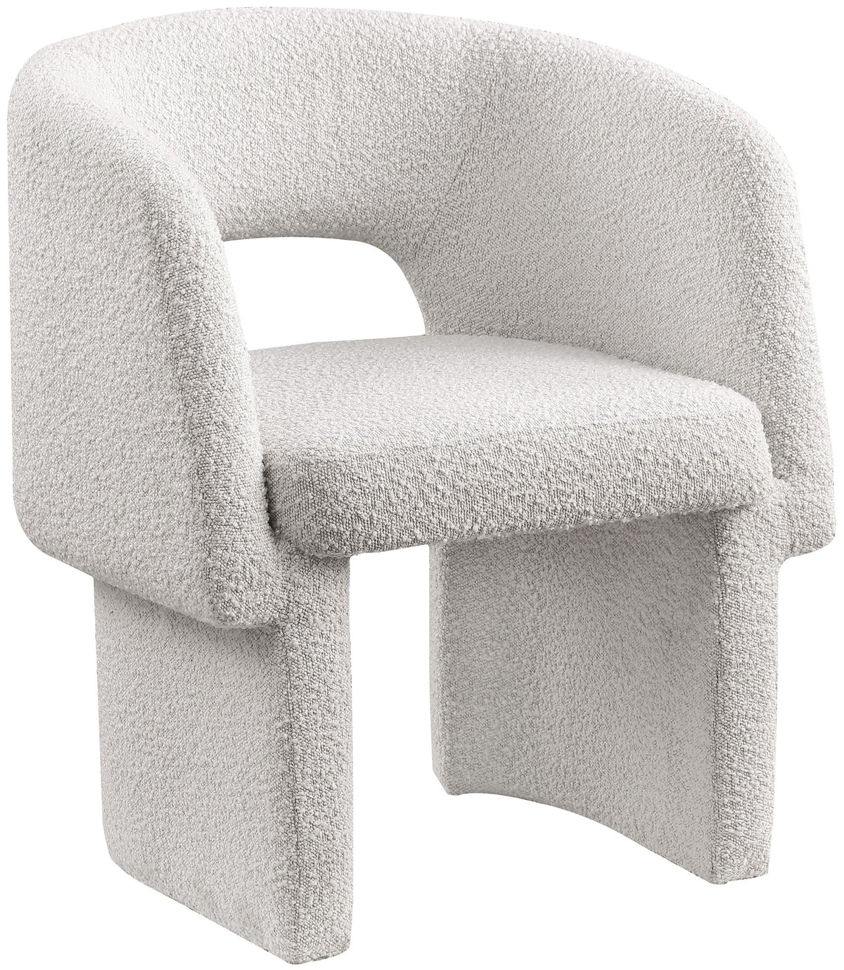 Emmet - Dining Chair / Accent Chair — Chenille or Boucle - Chair