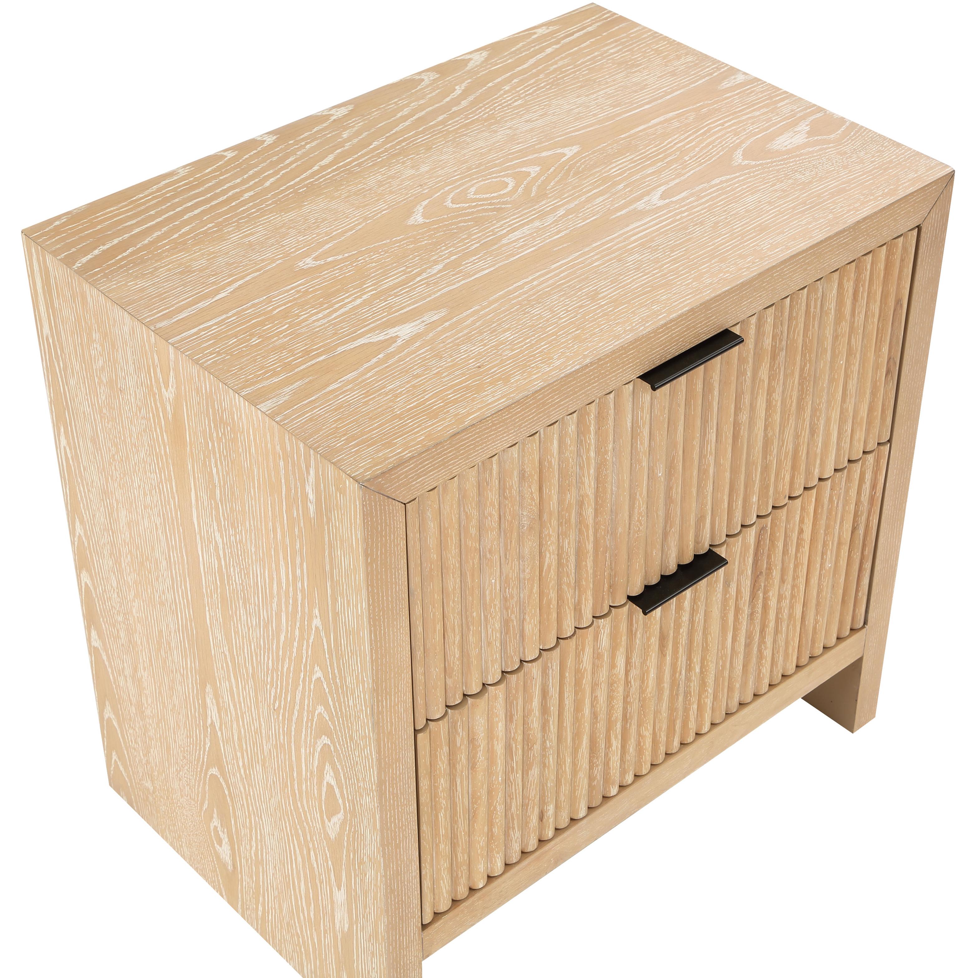 Meridian Fairfax Natural Night Stand