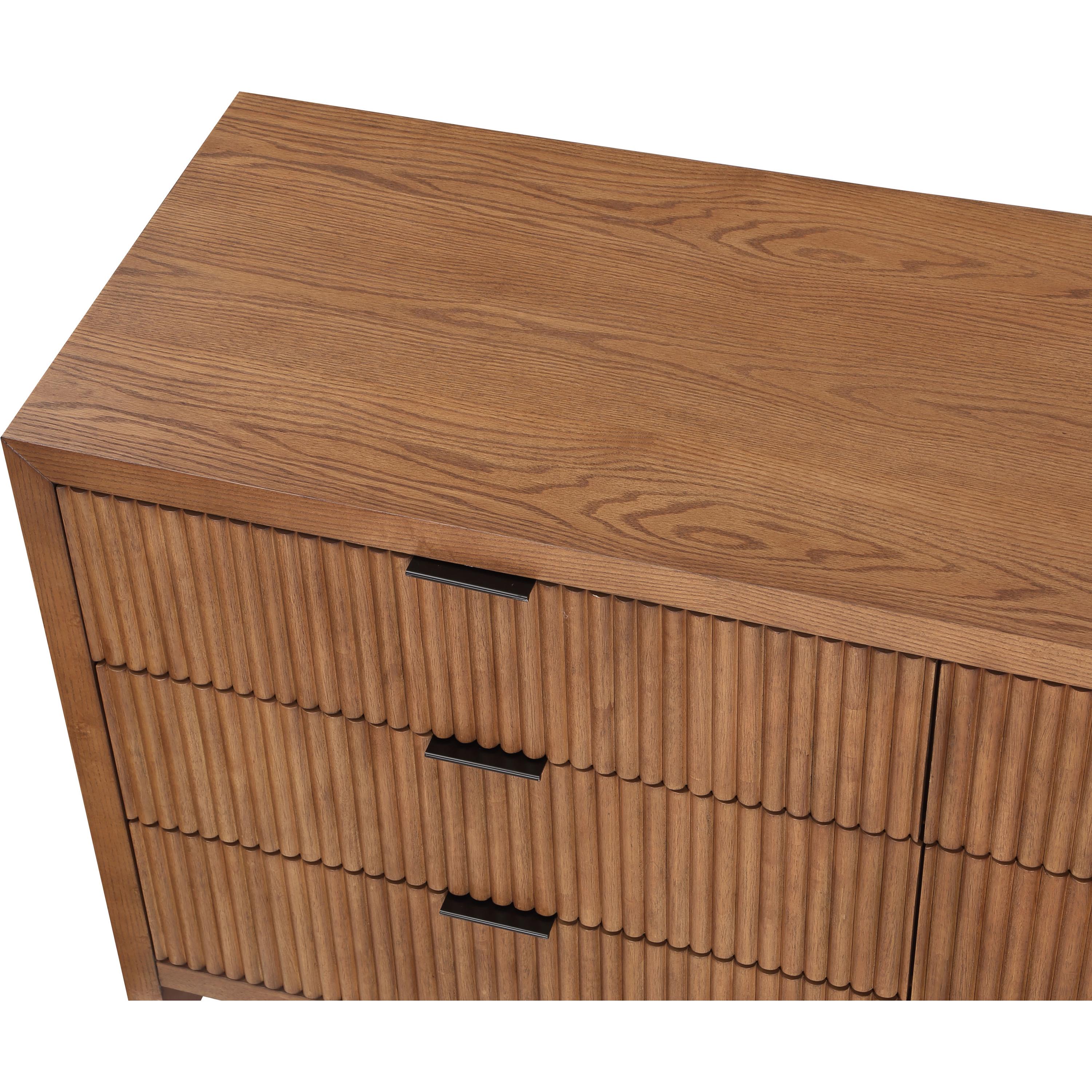 Meridian Fairfax Walnut Dresser