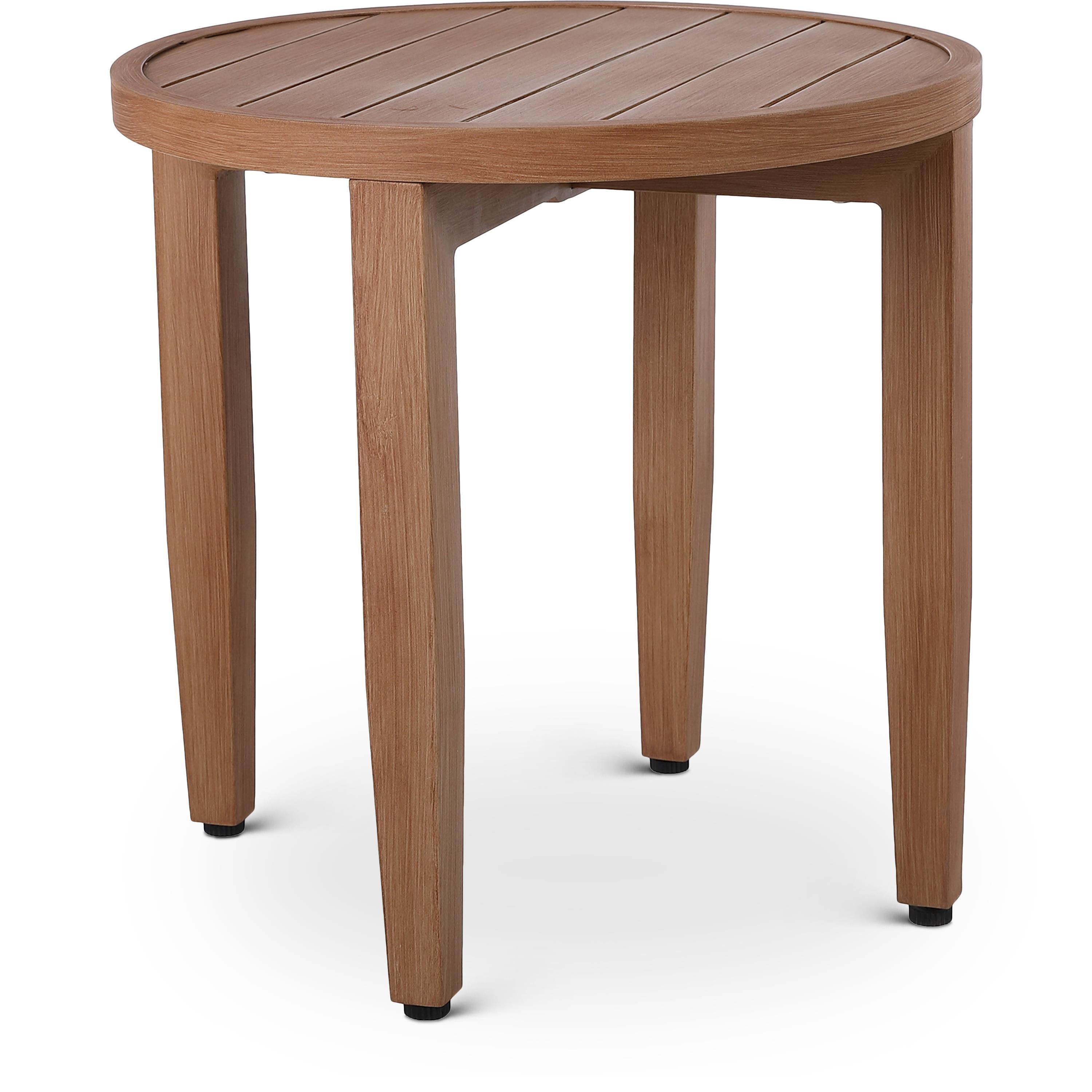 Meridian Maui Natural Outdoor Patio End Table