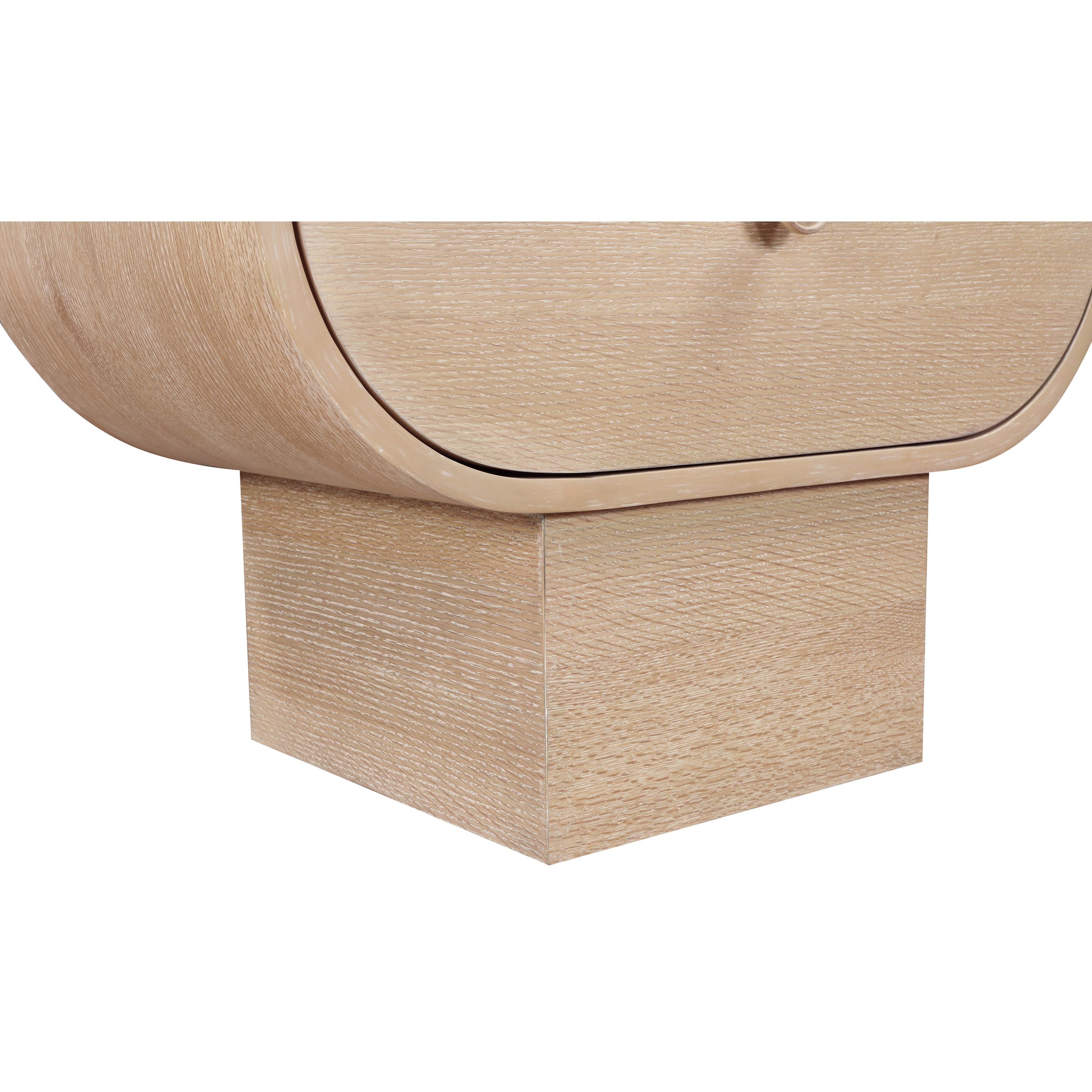 Meridian Harlow Natural Night Stand
