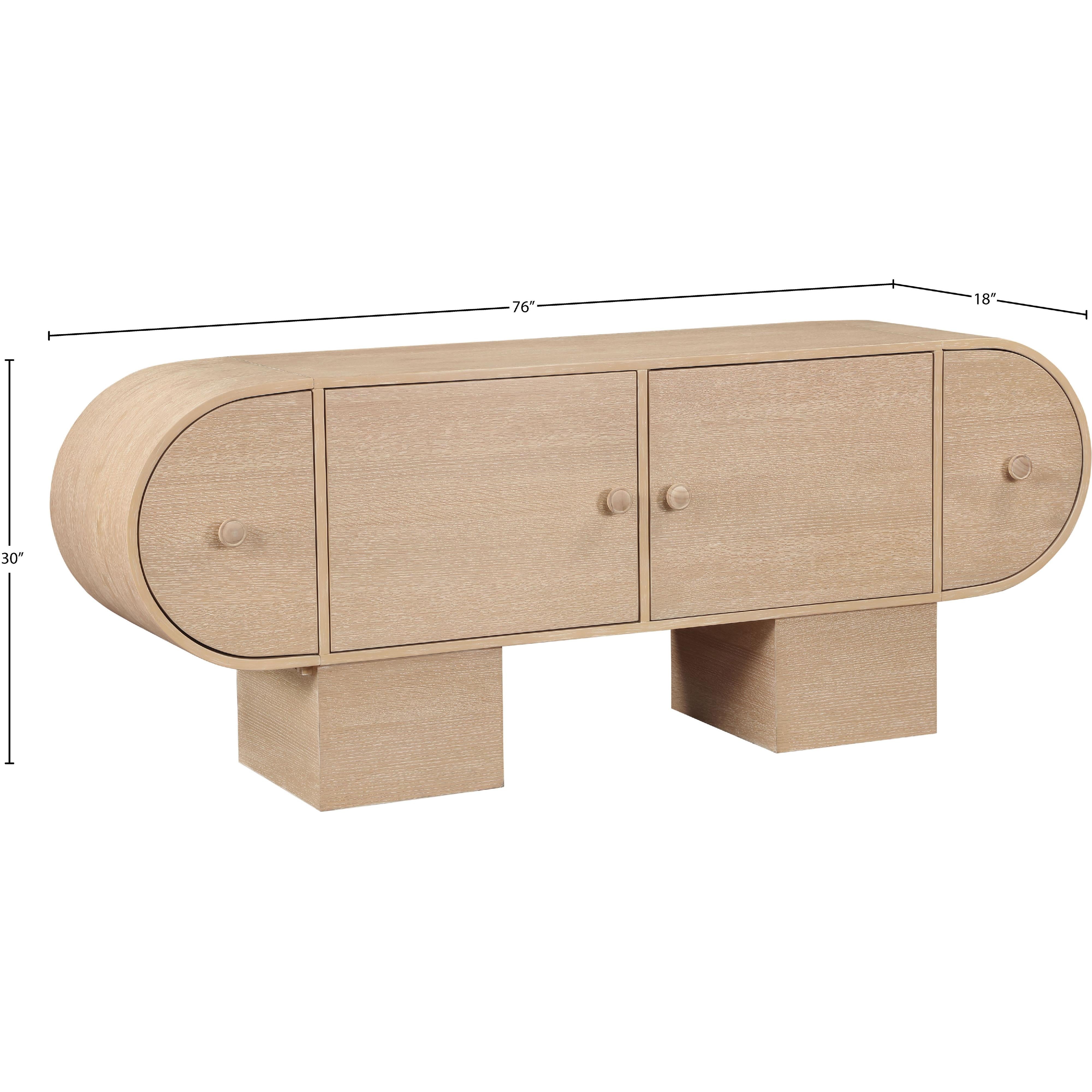 Meridian Harlow Natural Sideboard/Buffet