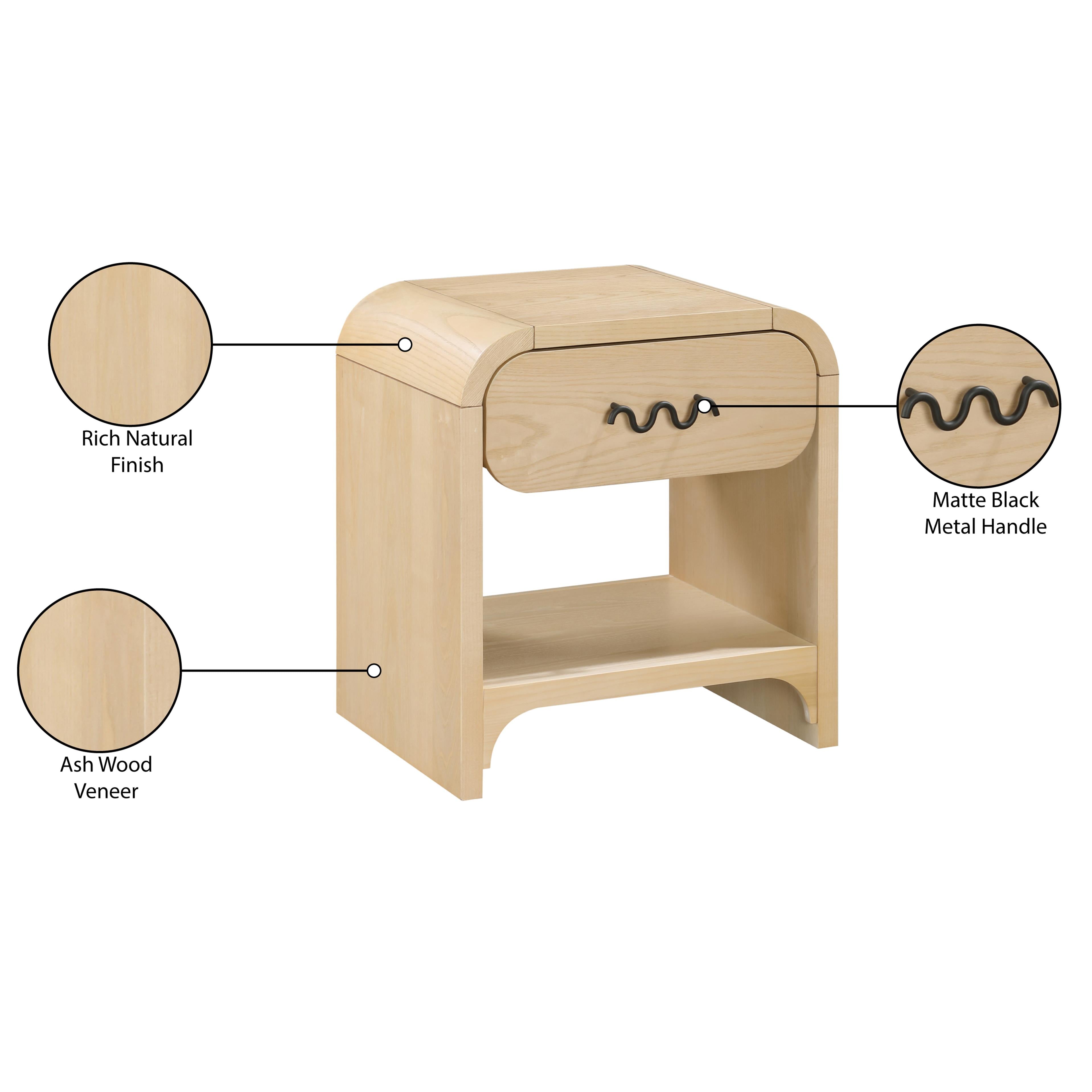 Meridian Hayes Natural Night Stand / Side Table
