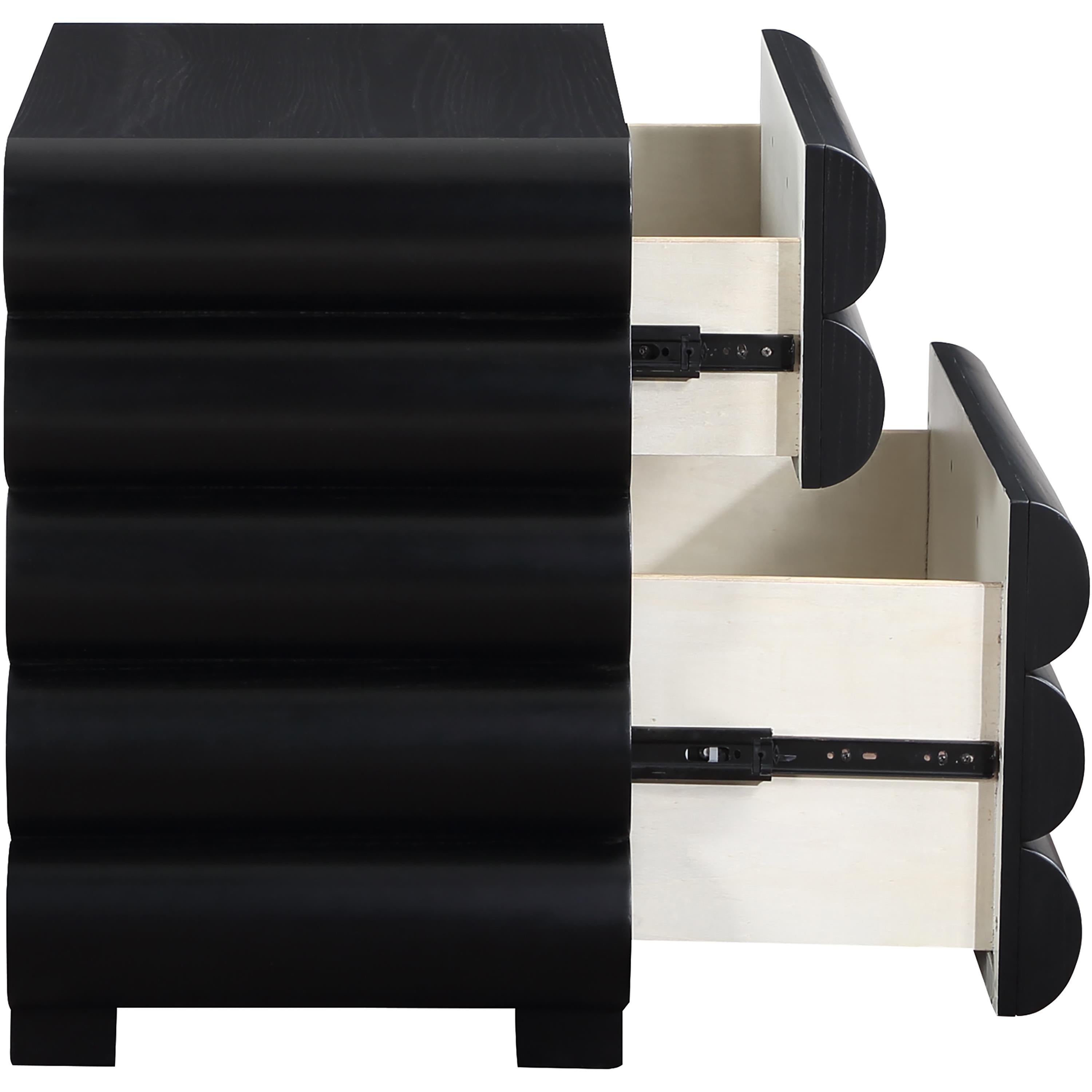 Meridian Maverick Black Night Stand / Side Table