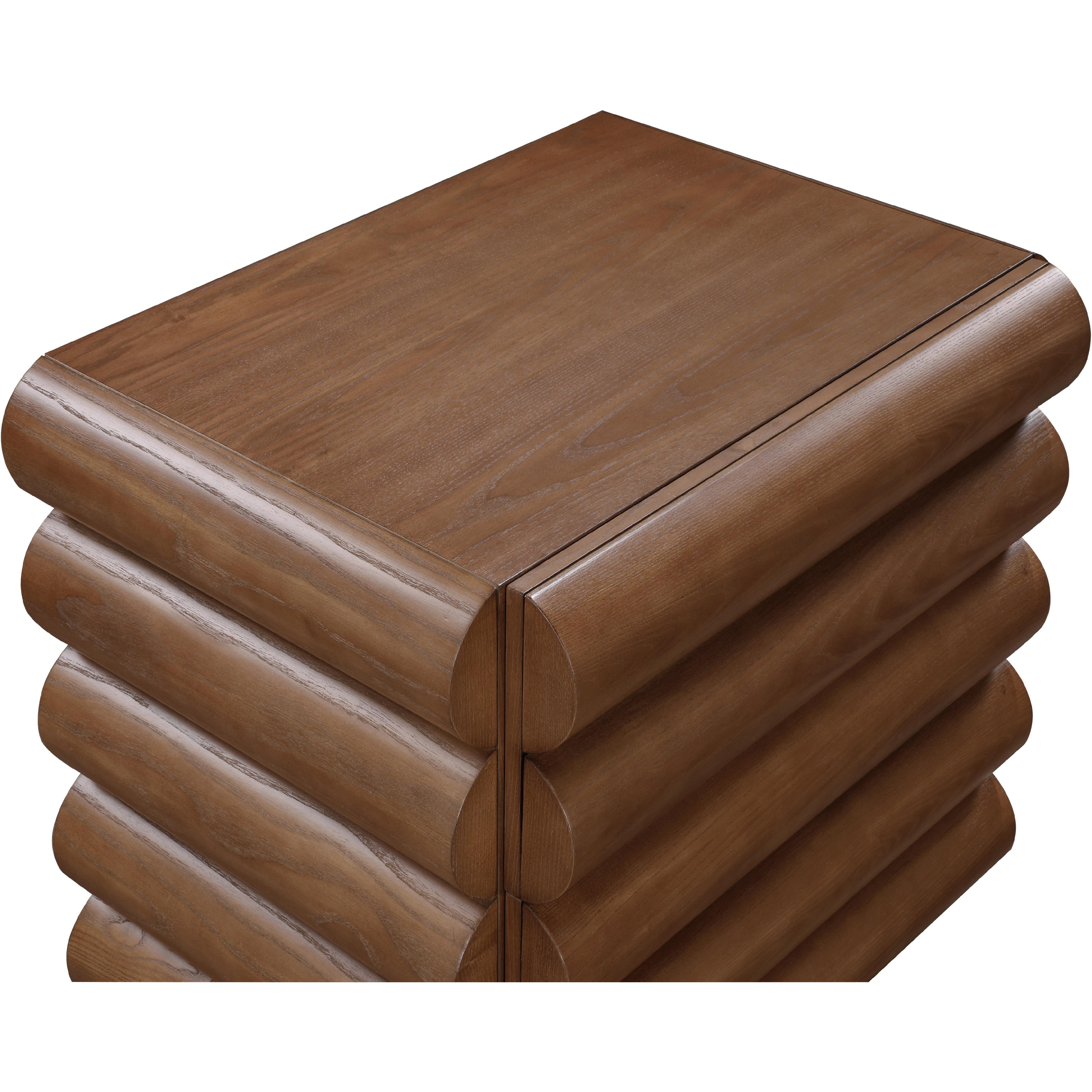 Meridian Maverick Walnut Night Stand / Side Table