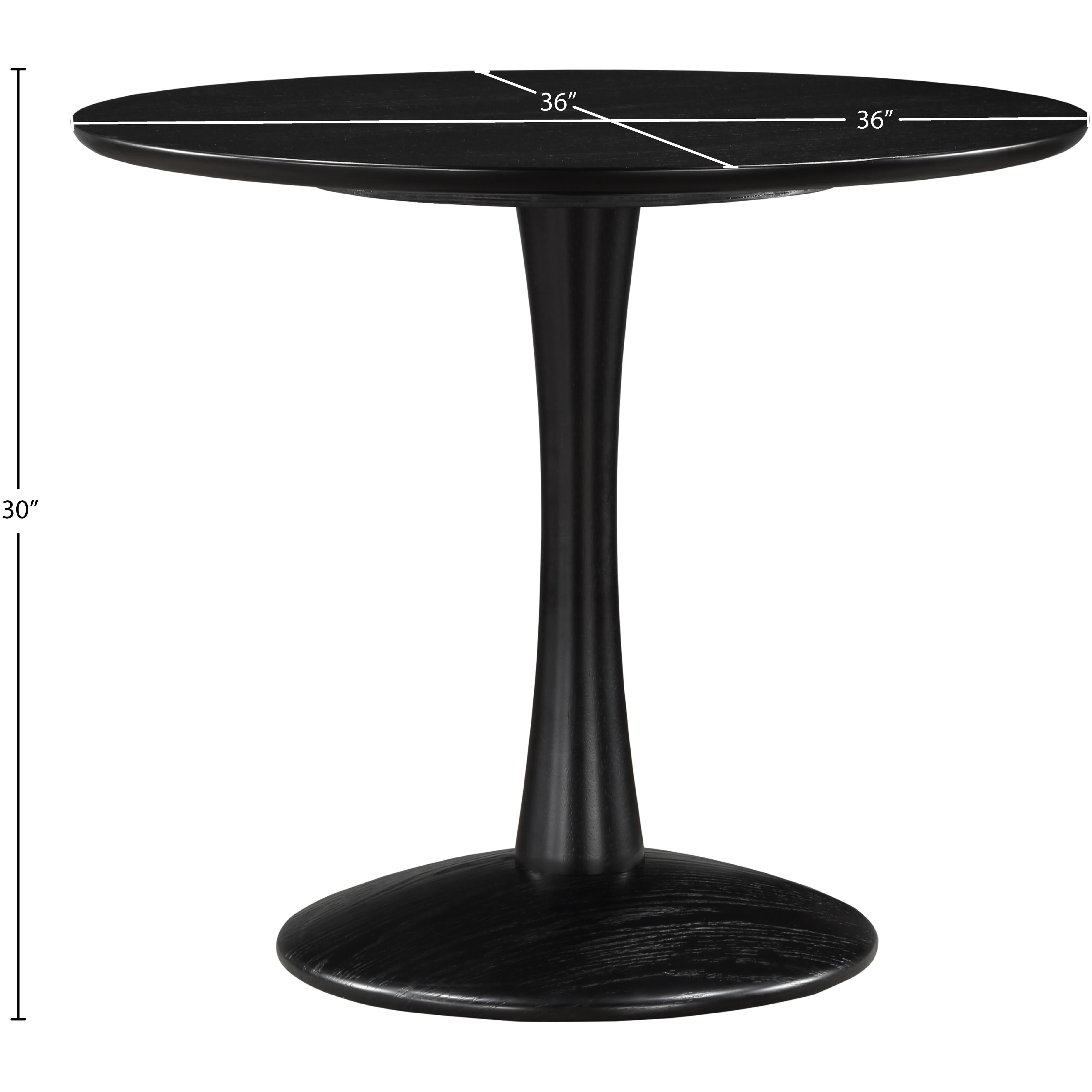 Meridian Holly Black Dining Table
