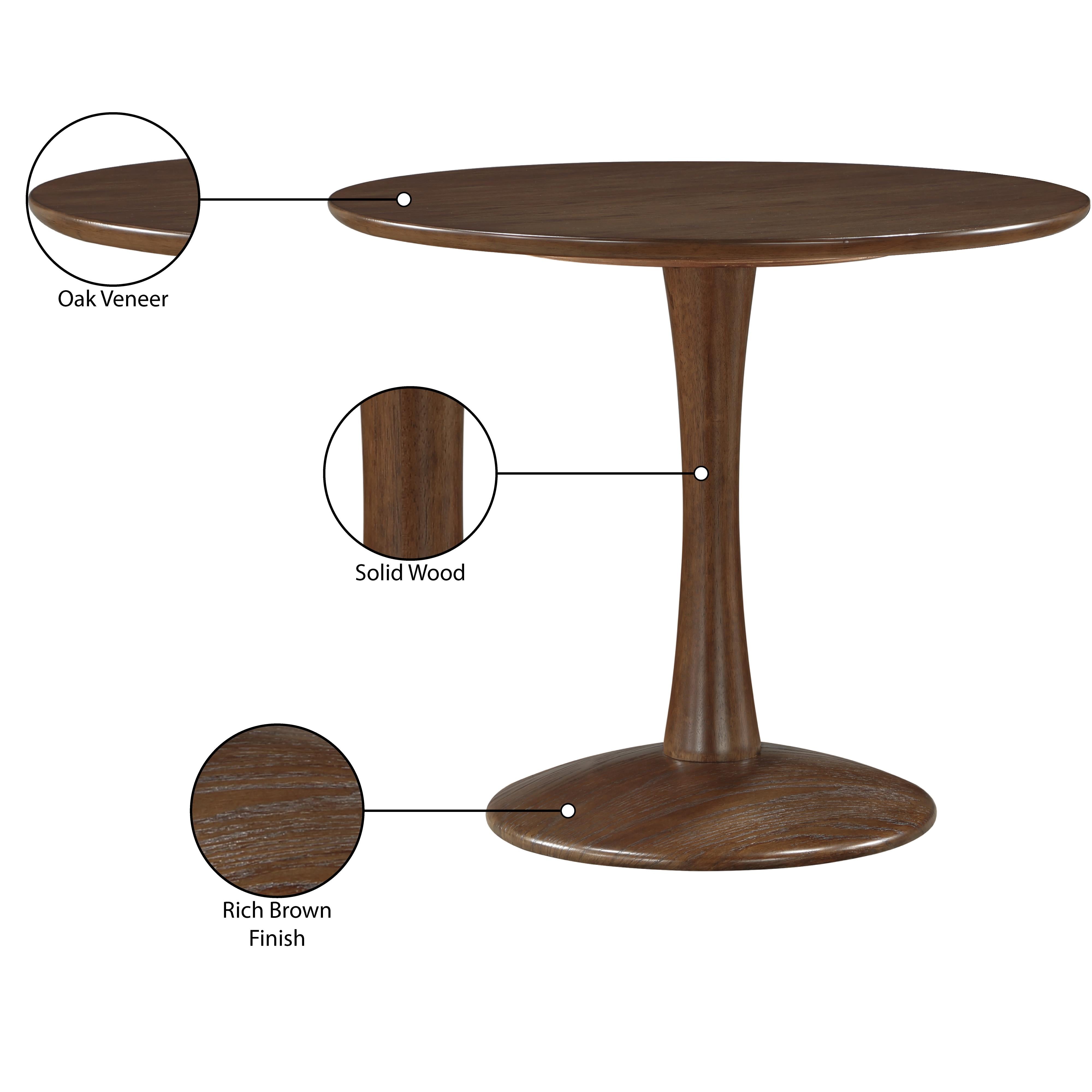 Meridian Holly Brown Dining Table