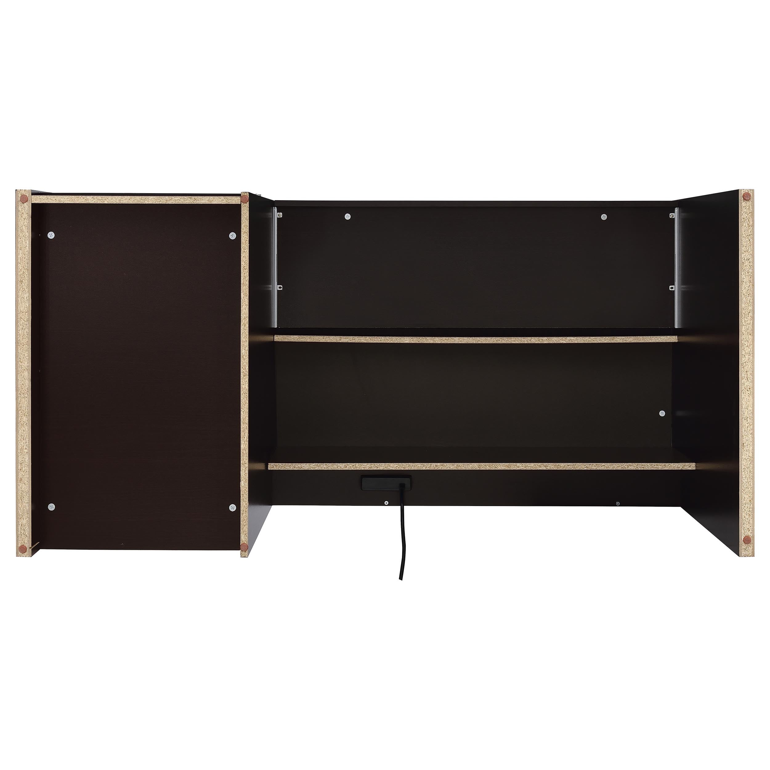 Halston 60-inch 3-drawer Office Computer Desk Cappuccino