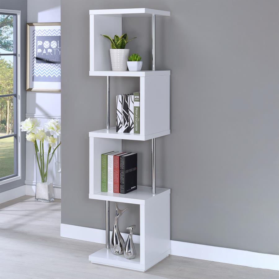 Baxter 67-inch 4-shelf Bookshelf