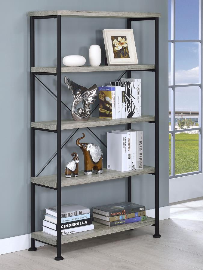 Analiese 63-inch 4-shelf Bookshelf