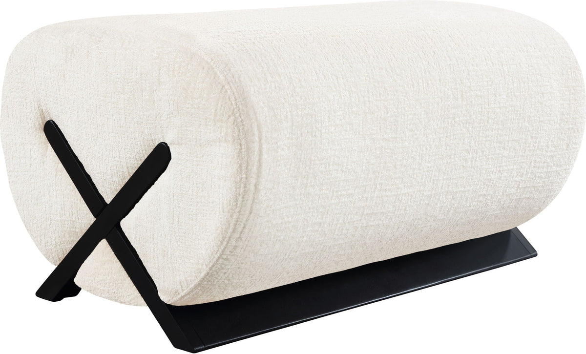 Akira - Fabric Upholstered Ottoman - Ottoman
