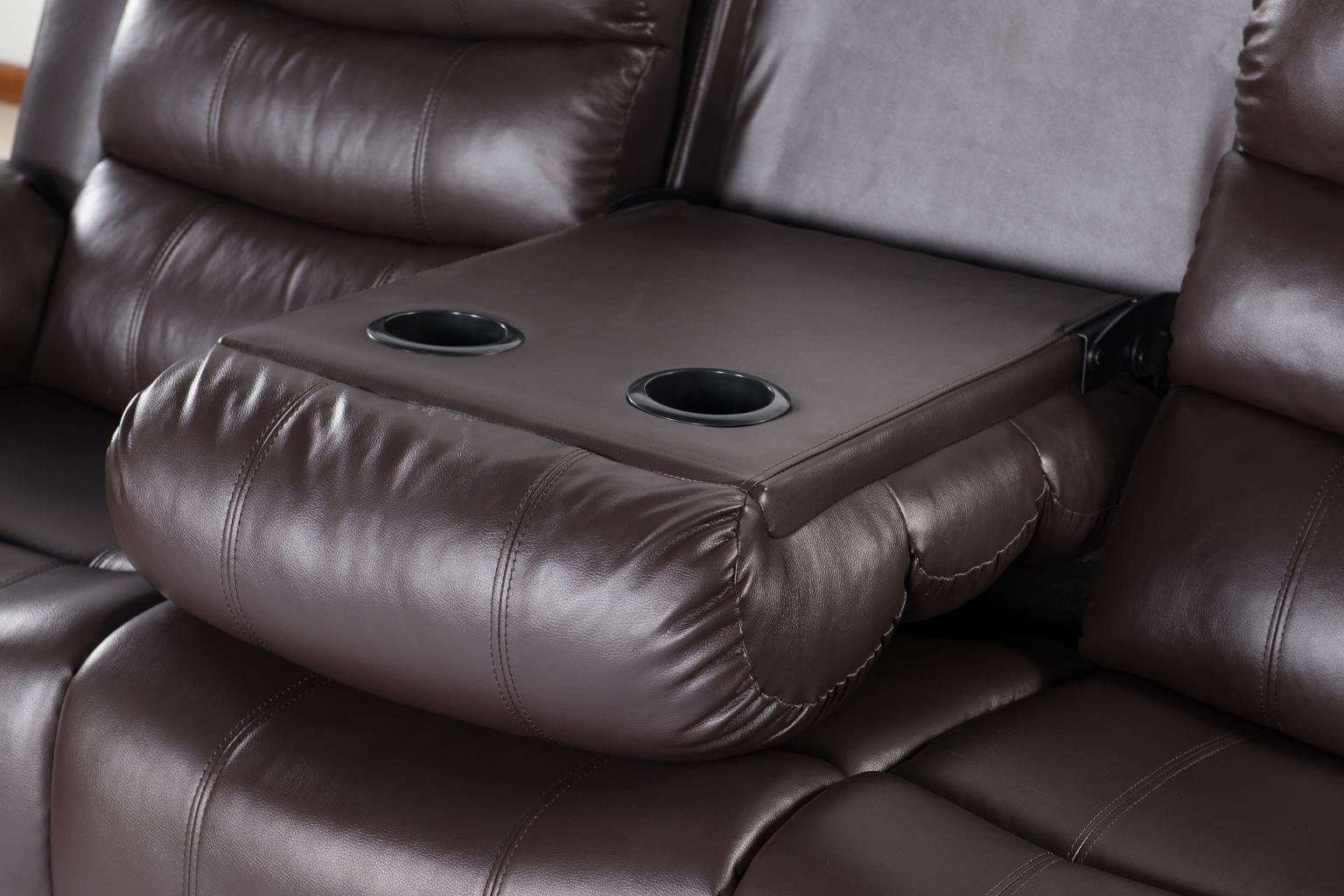 U191 - Motion Loveseat - Brown