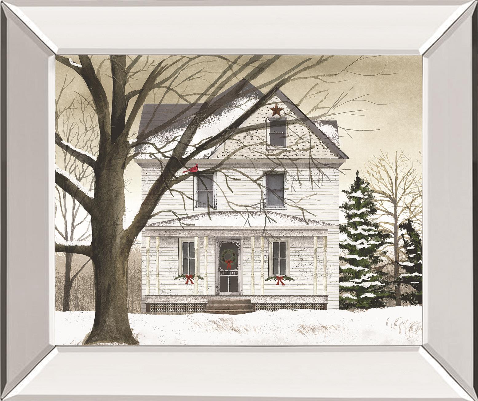Winter Porch By Billy Jacobs 22X26 Mirror Frame Print