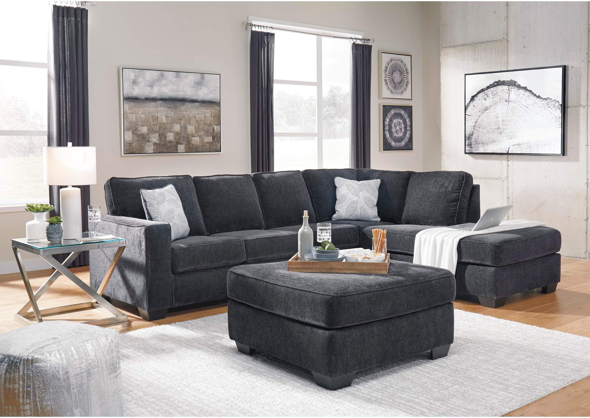 Altari sleeper sectional - lifestyle