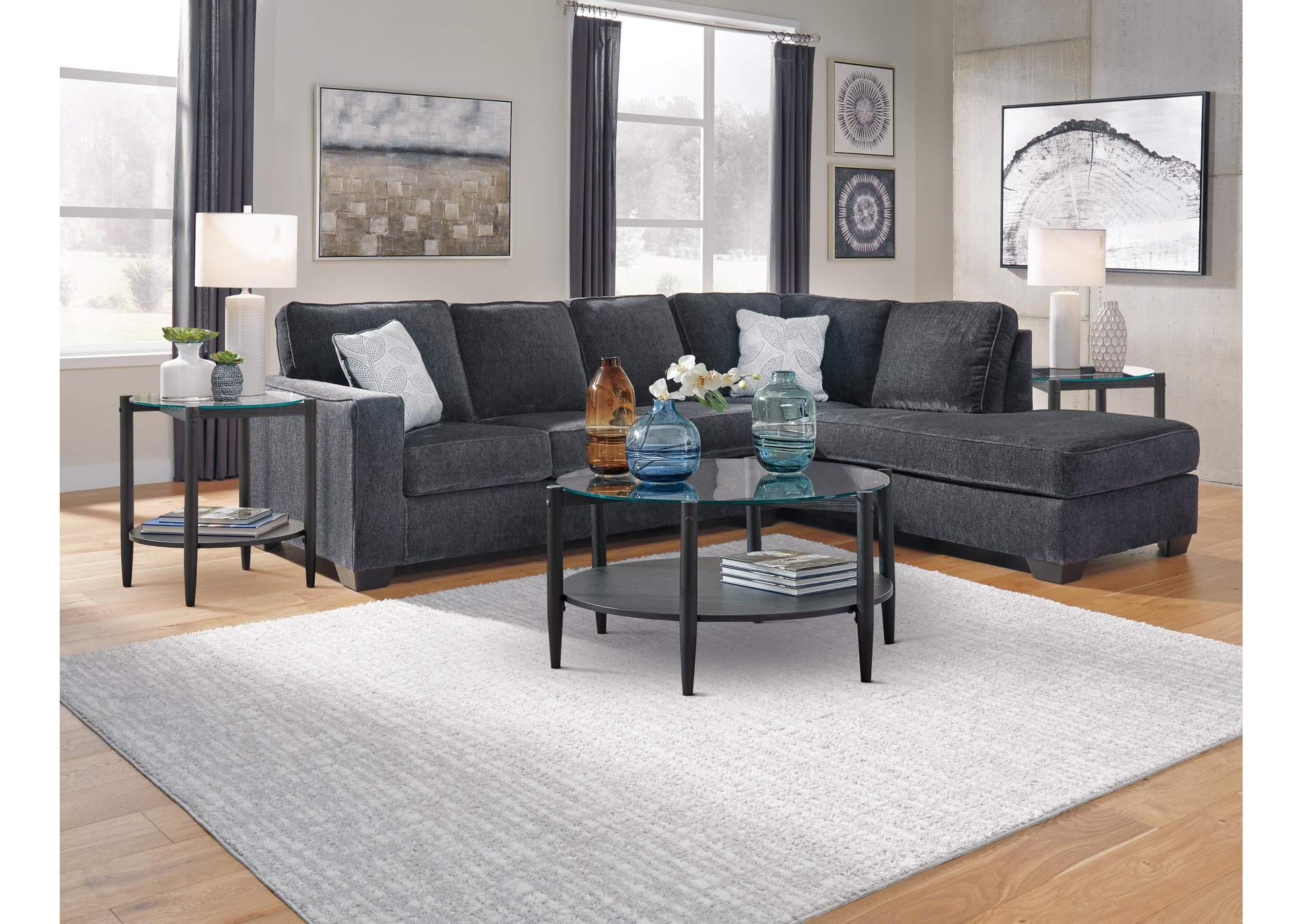 Altari sleeper sectional - room scene