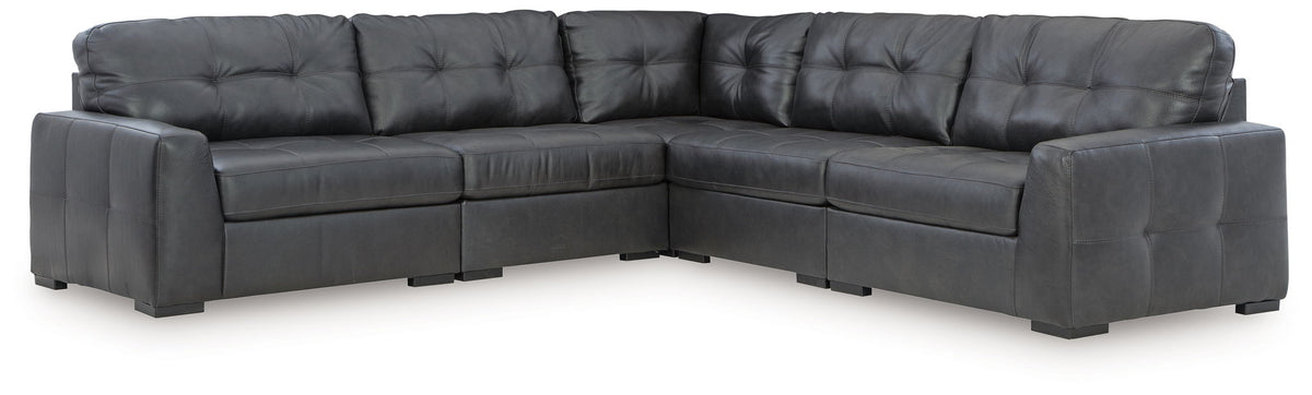 Brindley Pier Fog Modular Sectional — 5-Piece Corner Sectional