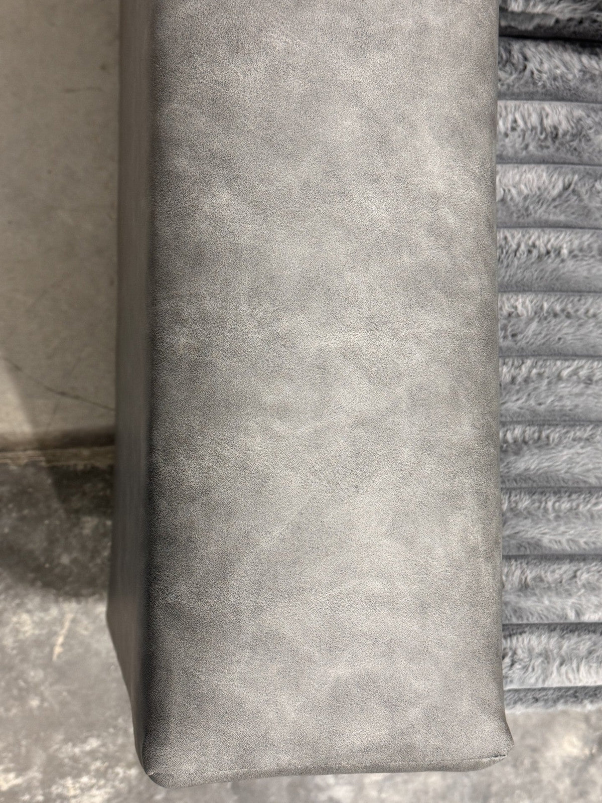 Costa Corduroy 2-Piece Sectional in Castle Grey