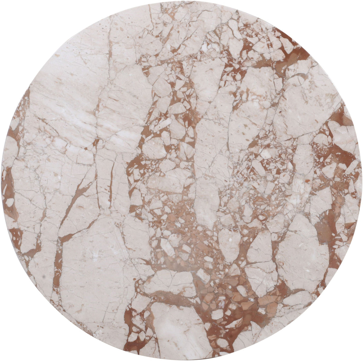 Fontelina 30" Genuine Marble Bistro Table — 5 Marble Colors - Table