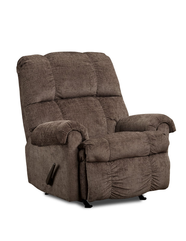 Washington 9010 Chocolate Rocker Recliner — Rocking & Reclining Comfort