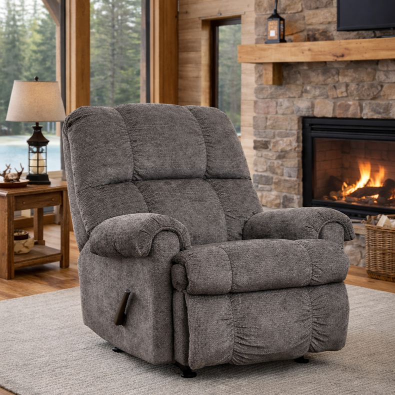 Washington 9010 Rocker Recliner — Rocking & Reclining Comfort, 3 Colors