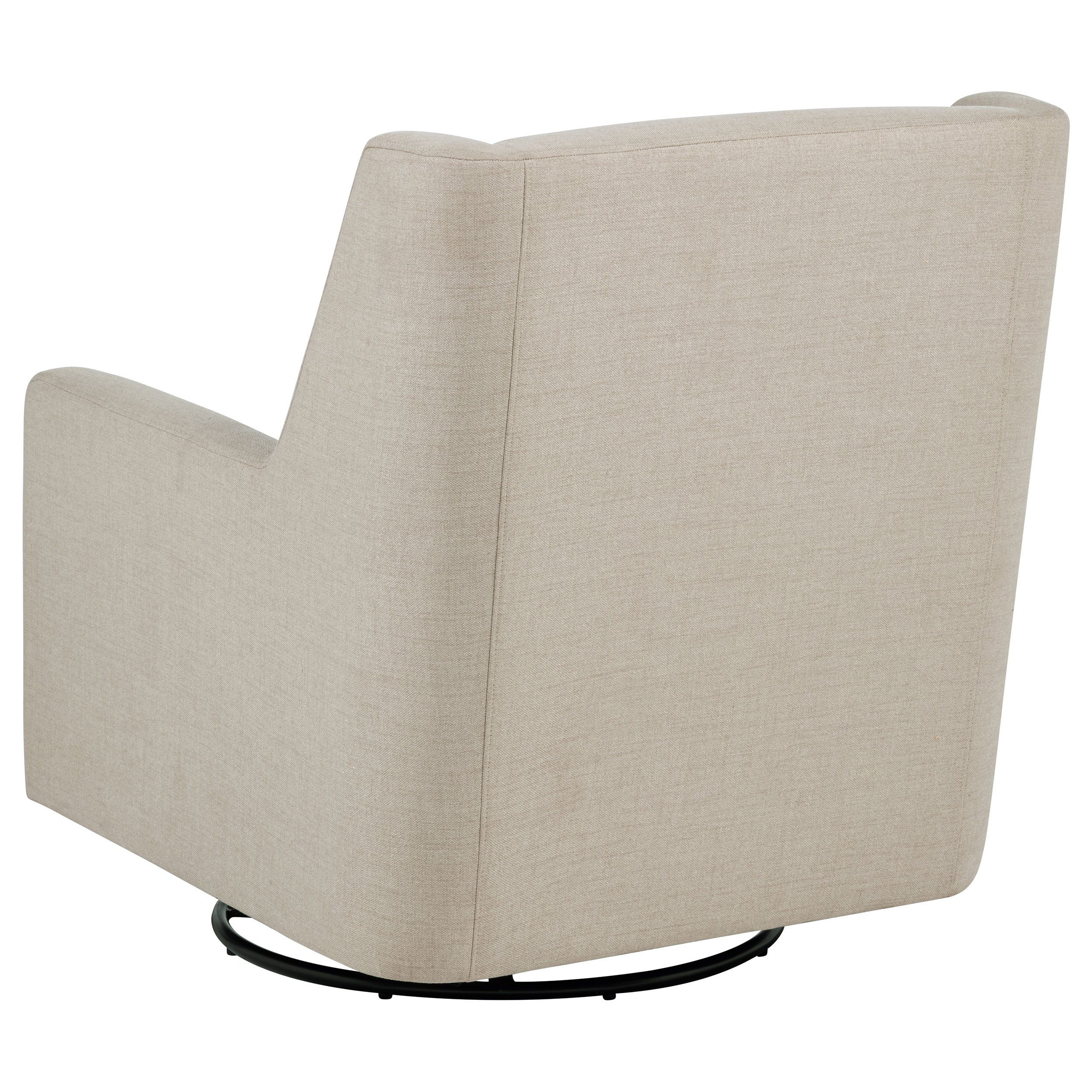 Sorrel Fabric Upholstered Swivel Glider Arm Chair Latte