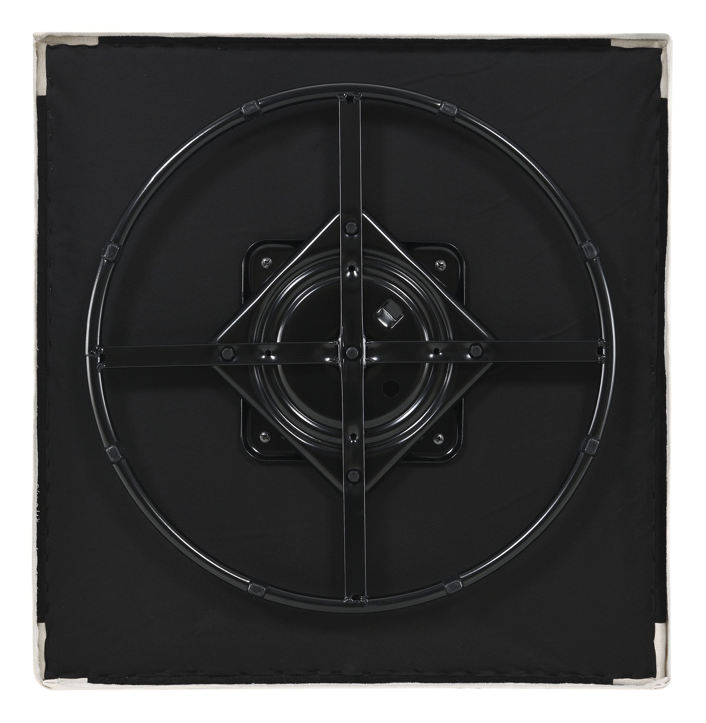 Winter Upholstered Sloped Arm Accent Swivel Chair