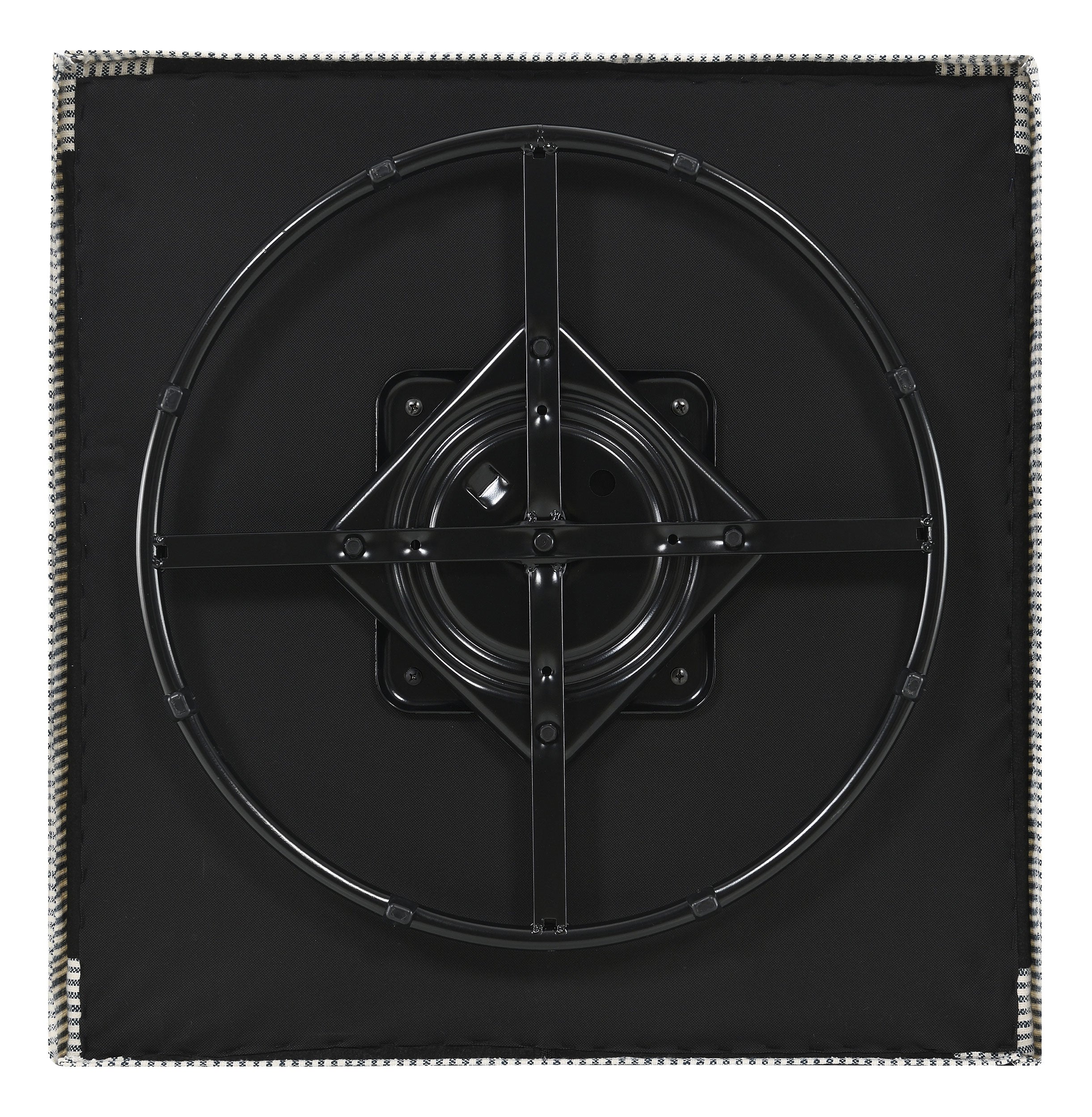 Winter Upholstered Sloped Arm Accent Swivel Chair