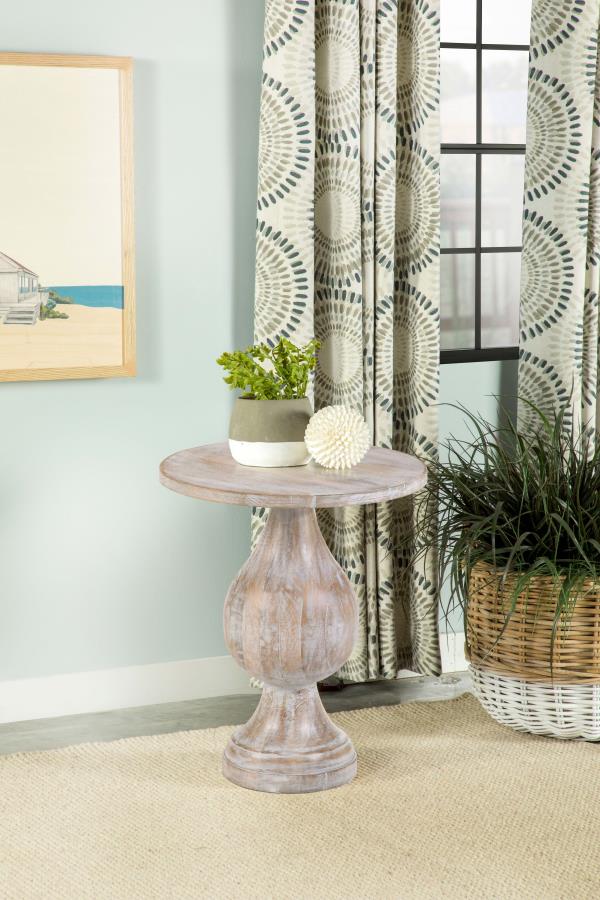 Dianella Round Pedestal Base Accent Side Table
