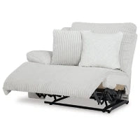 Top Tier Fossil 6-Piece Reclining Sectional — Press-Back Chaise
