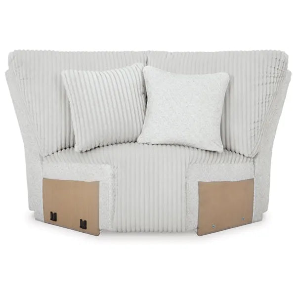 Top Tier Fossil 6-Piece Reclining Sectional — Press-Back Chaise