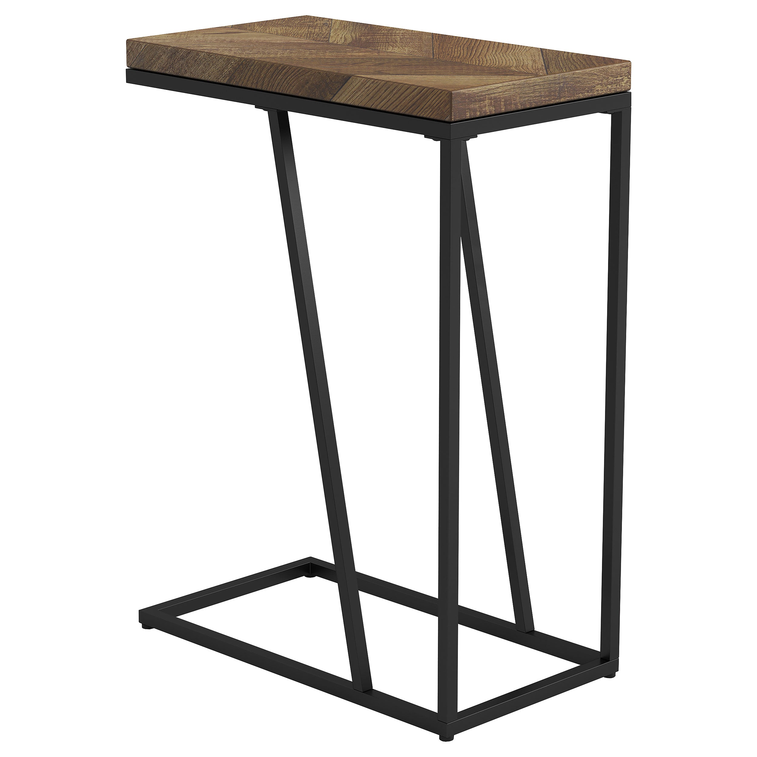 Sergio Engineered Wood C-Shaped Sofa Side Table