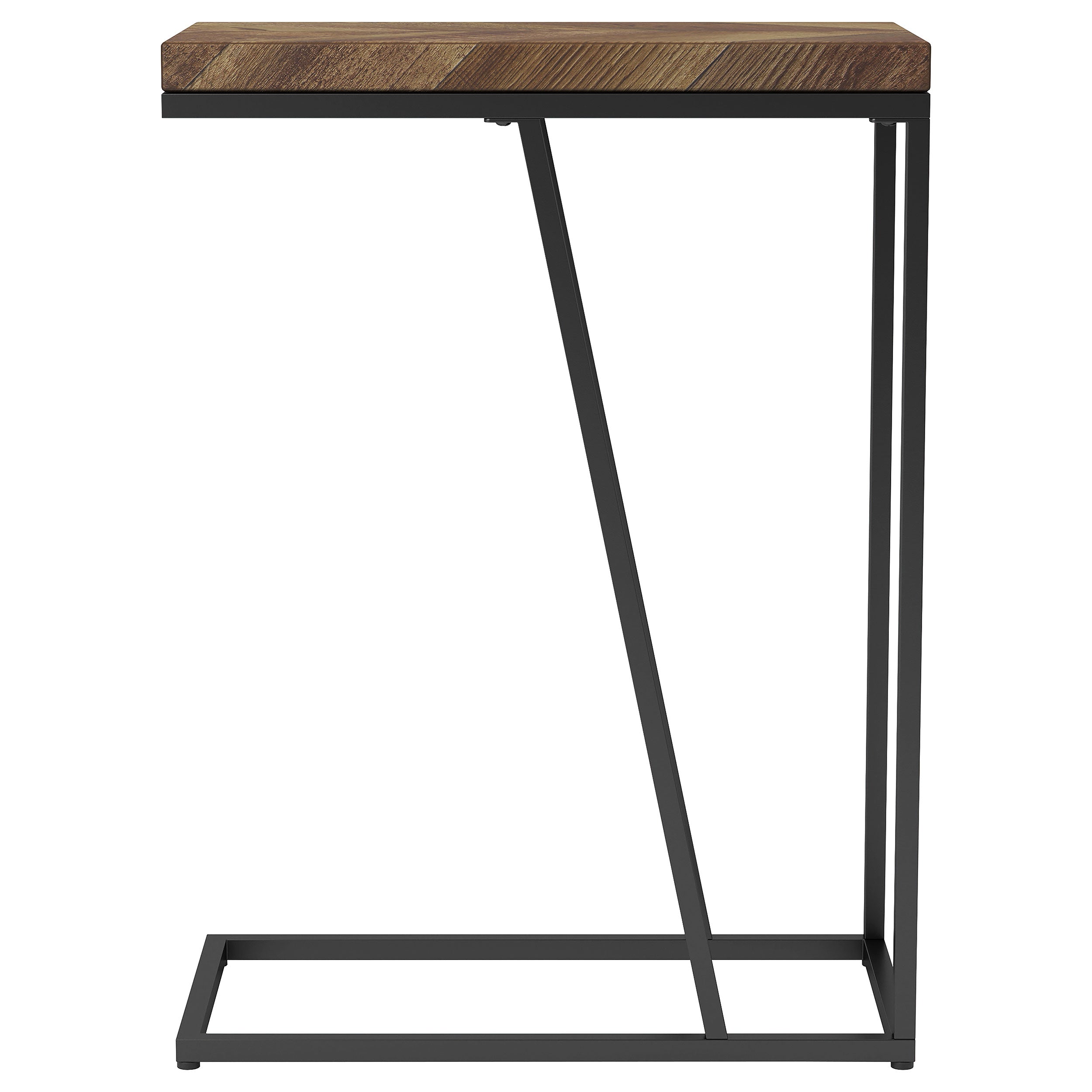 Sergio Engineered Wood C-Shaped Sofa Side Table