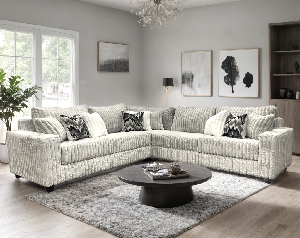 9600 Oversized Sectional — Extra-Thick 12" Cushions