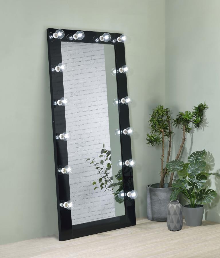 Zayan 32 x 71 Inch Floor Mirror LED ing Gloss