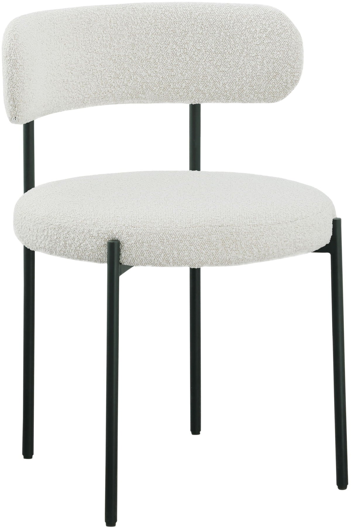 Beacon - Boucle Fabric Dining Chair (Set of 2) - Beige