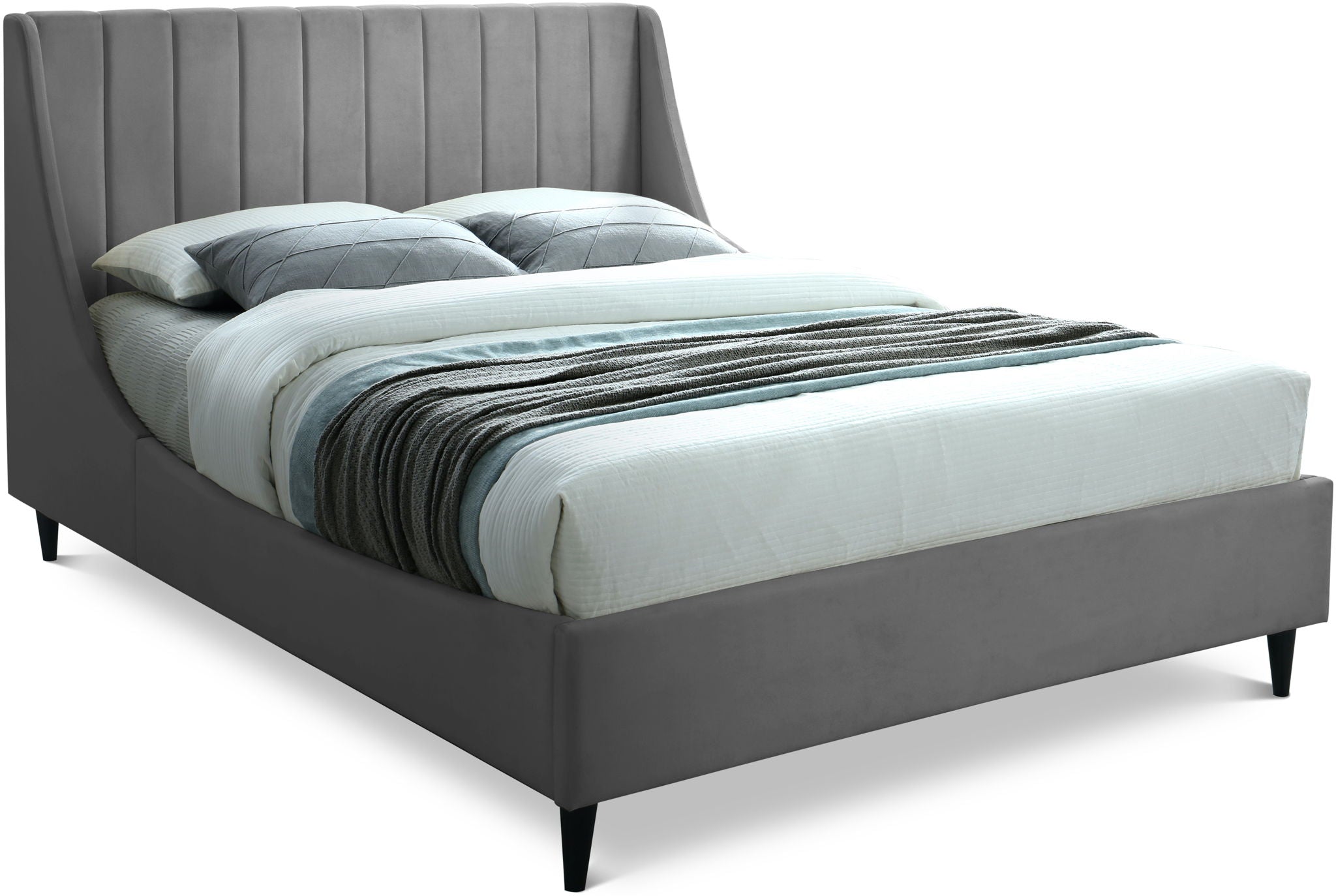 Eva - Velvet Bed