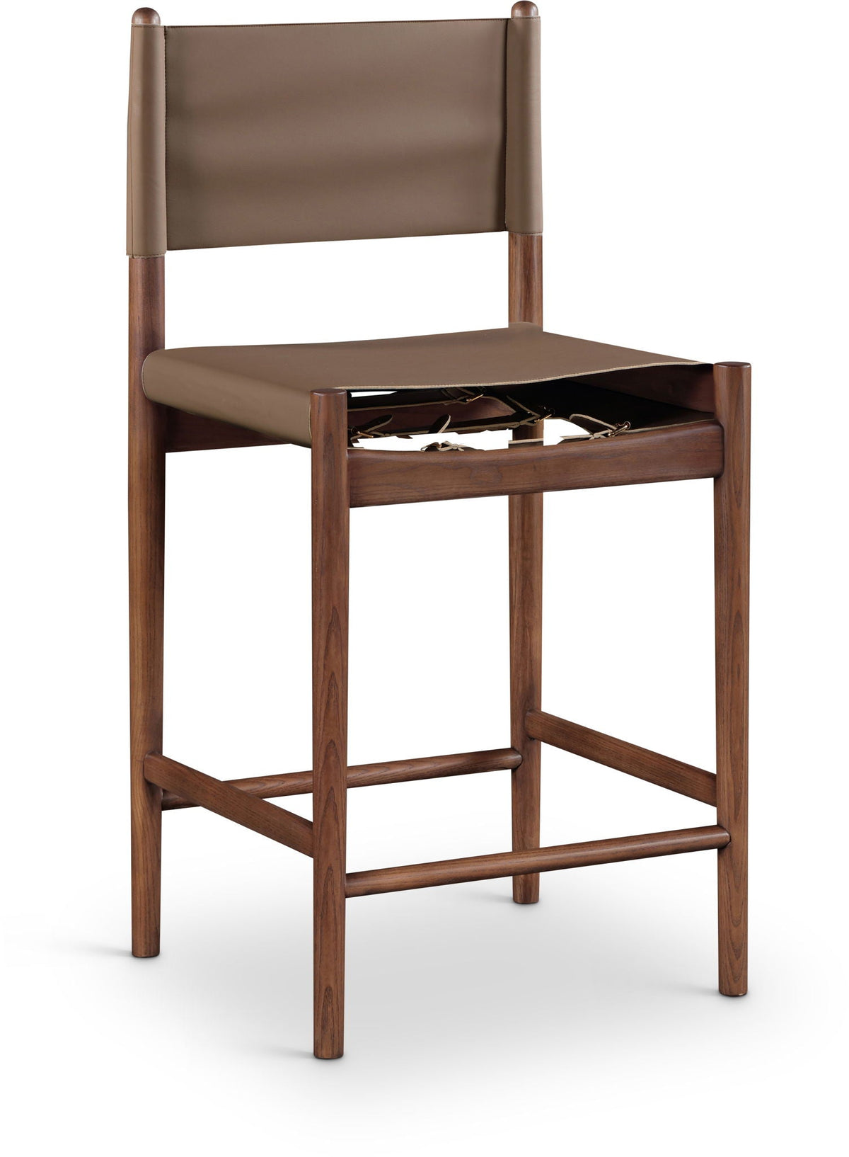 Rawlins - Counter Stool with Walnut Frame