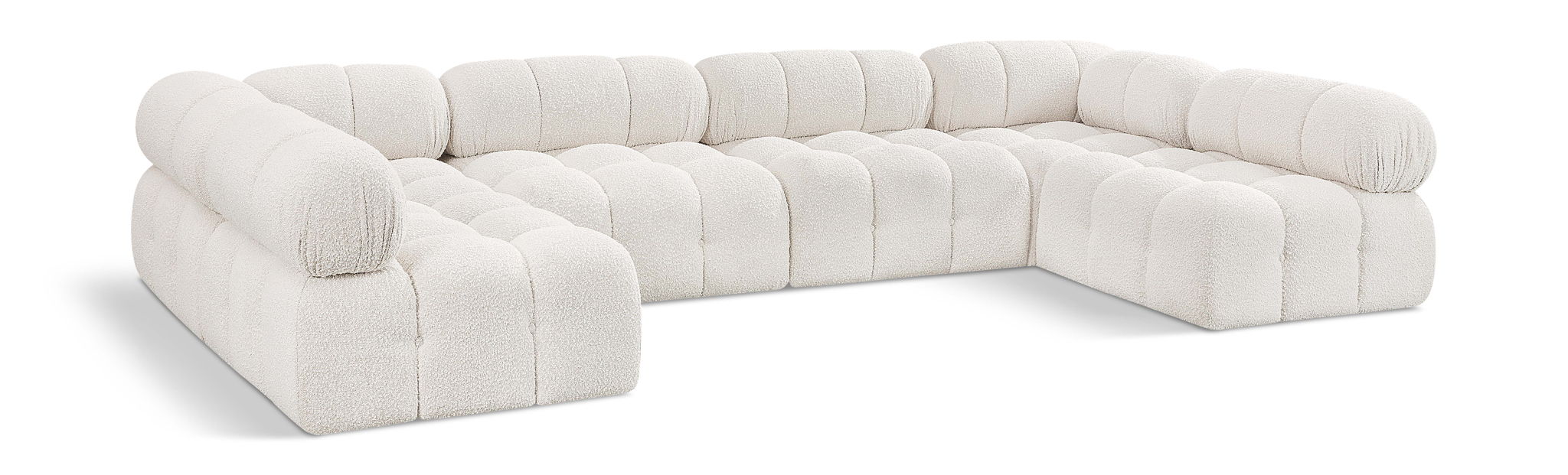 Ames - 6 Piece Fabric Modular Sectional