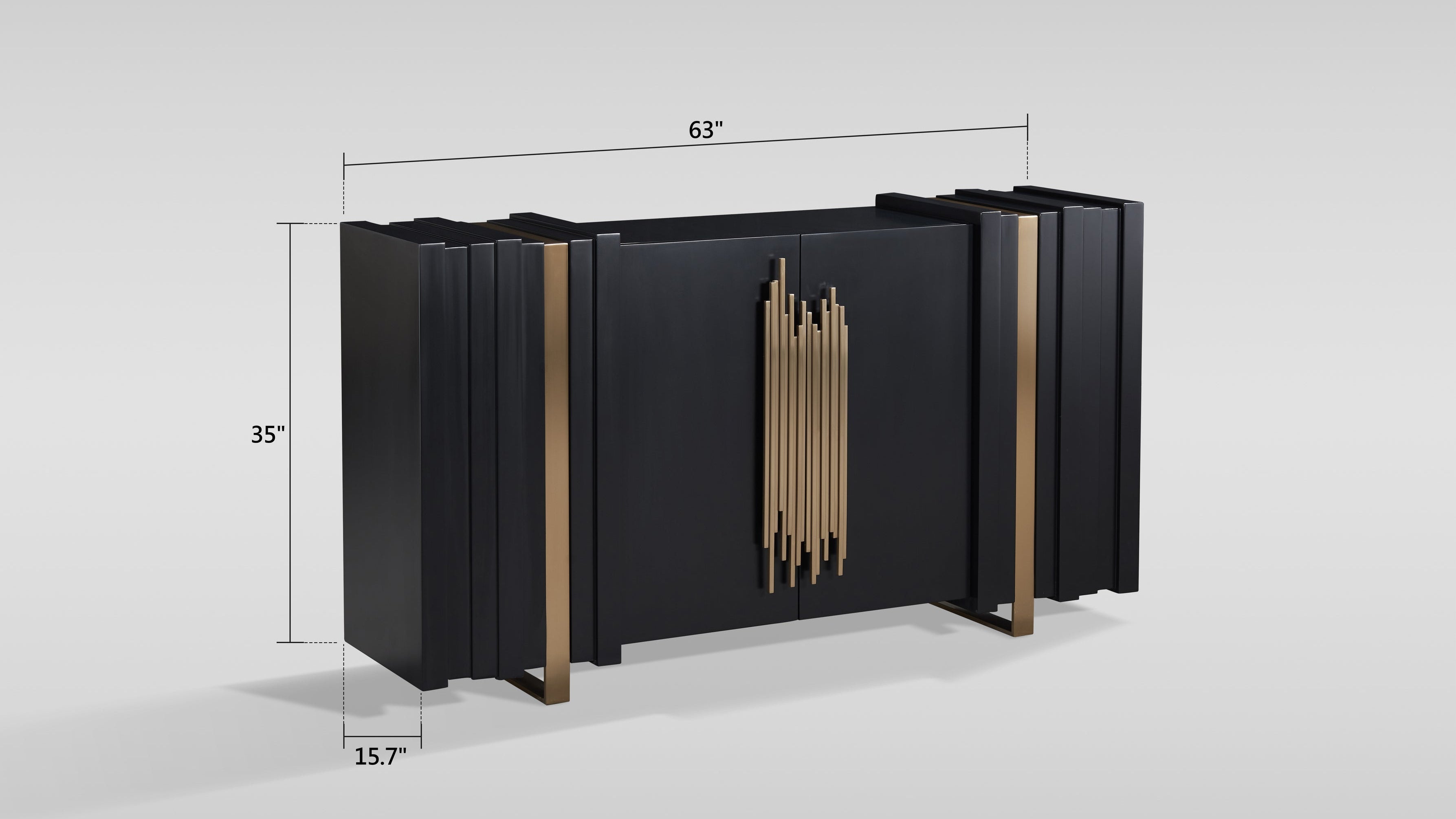 Aurea Sideboard (Black Gold)