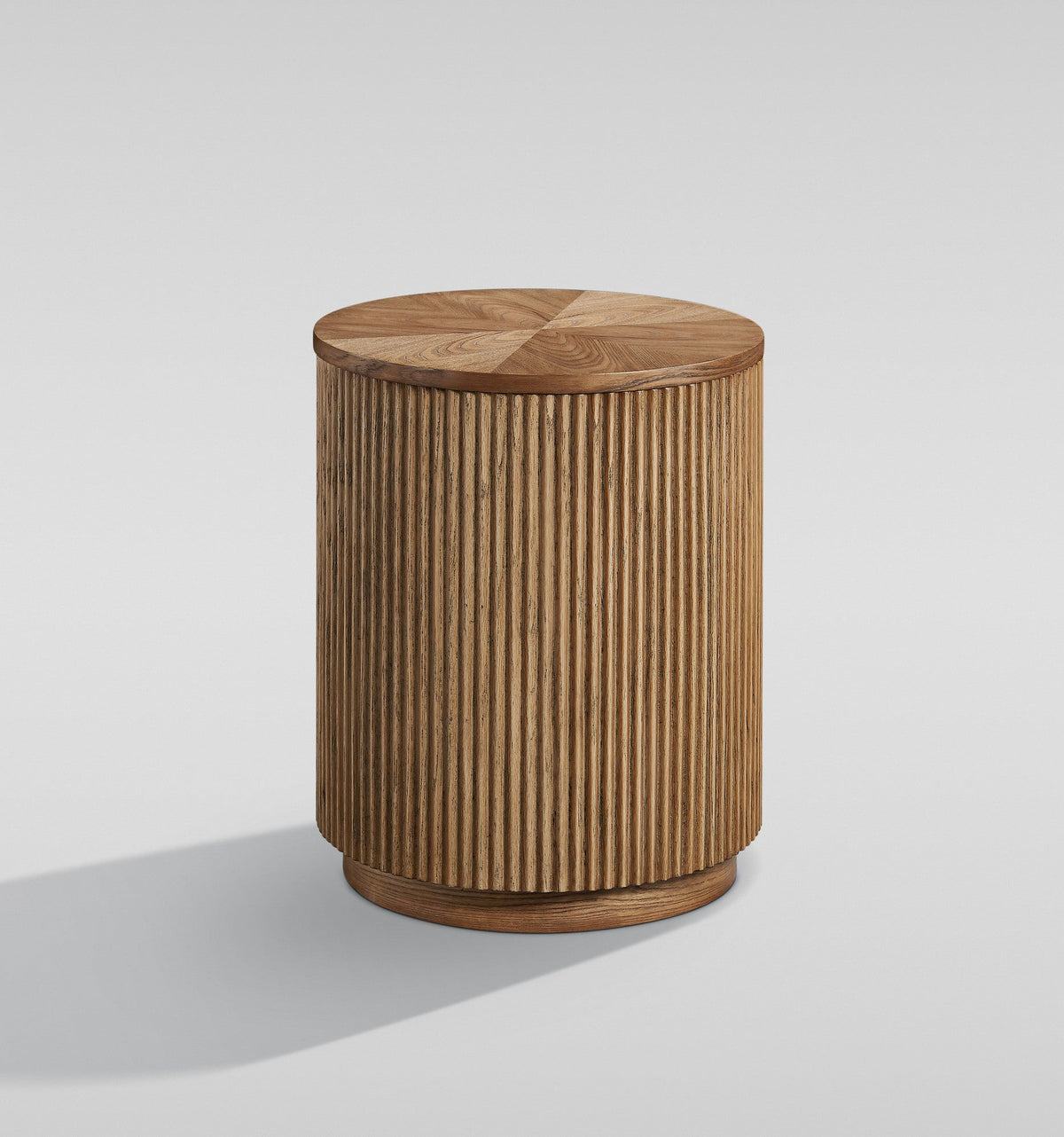 Larisa Natural Elm Wood Coffee and End Table Set