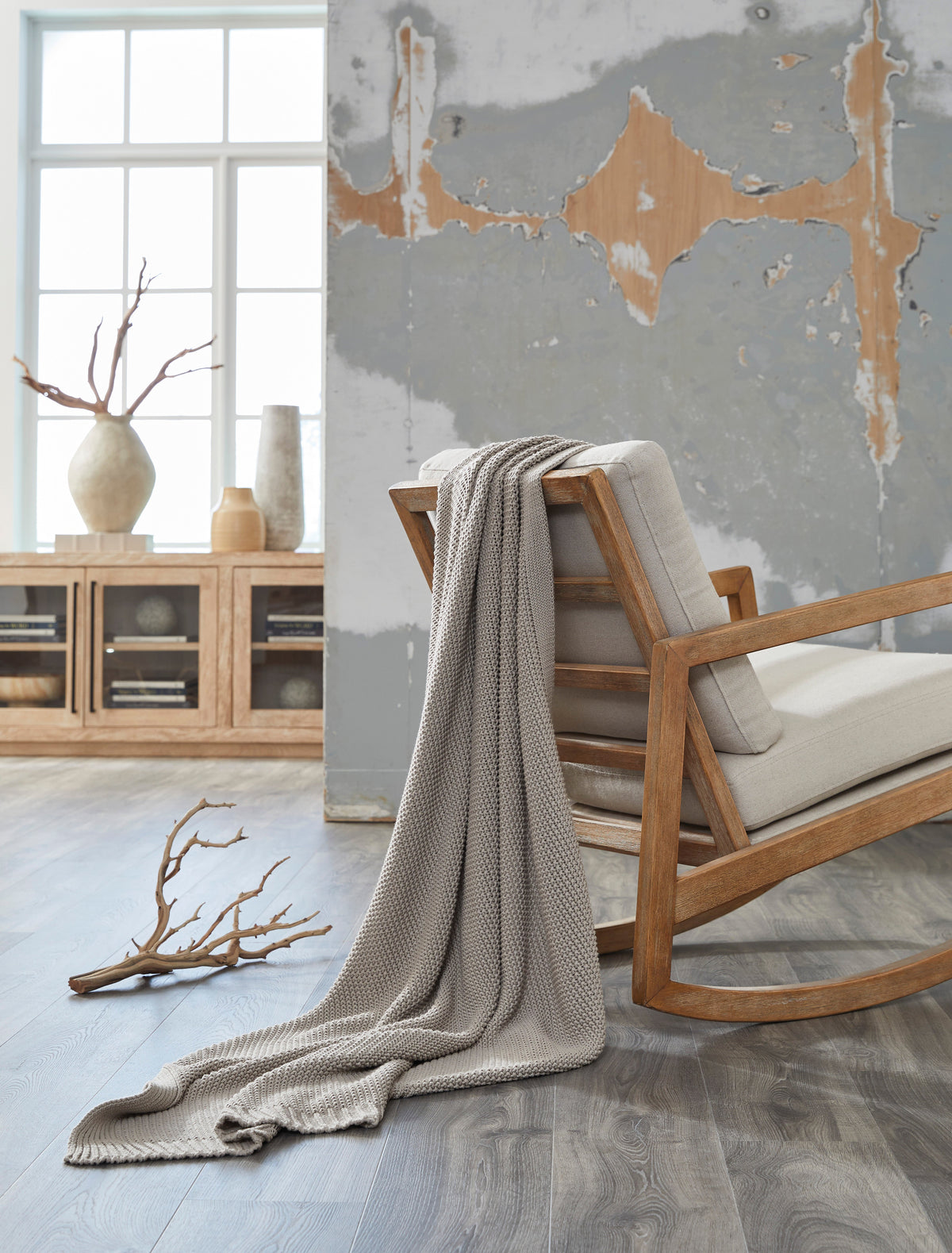 Gayelery Cotton Throw Blanket, 2 Colors