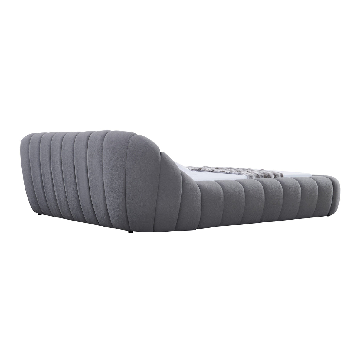 Bubbles Grey Teddy Bed — No Box Spring Needed