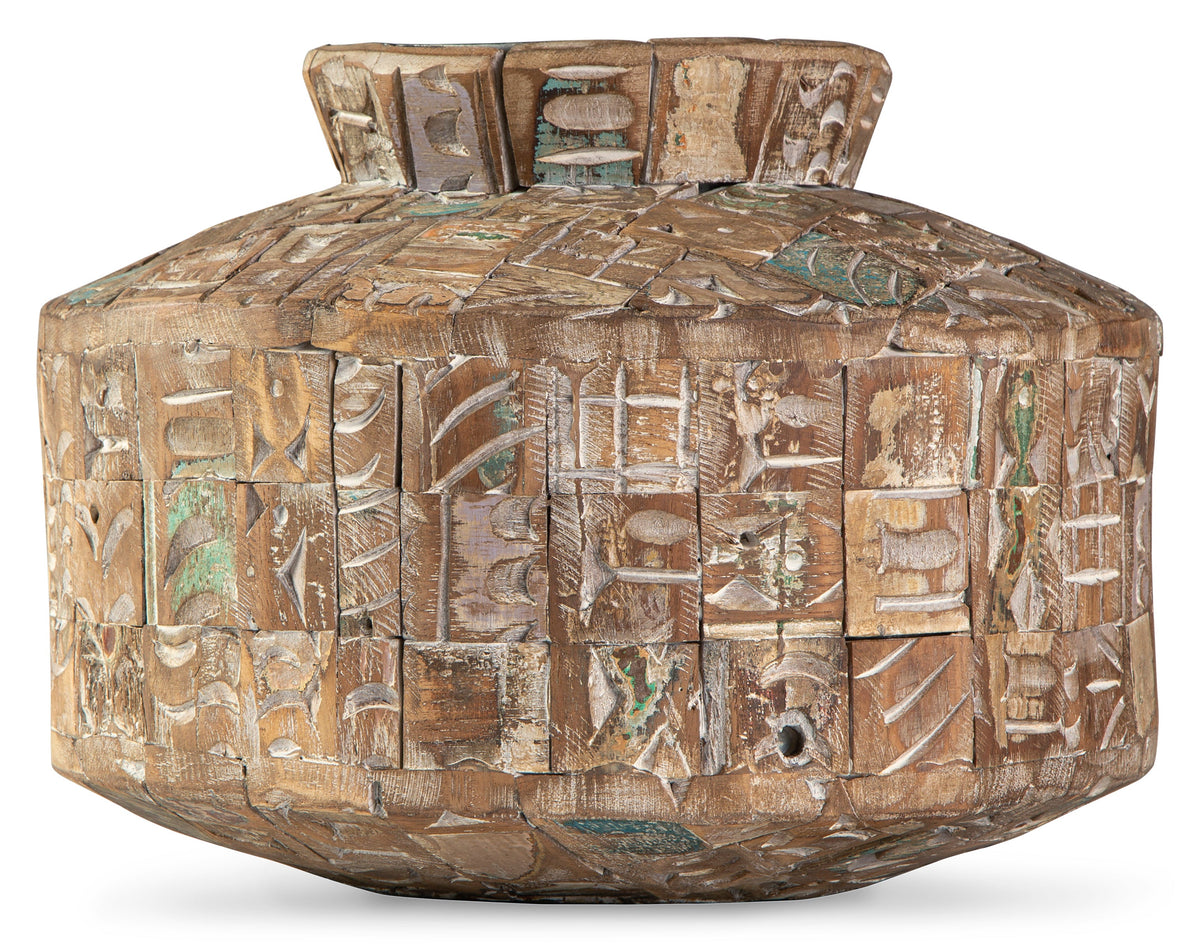 Meltland Reclaimed Wood Vase