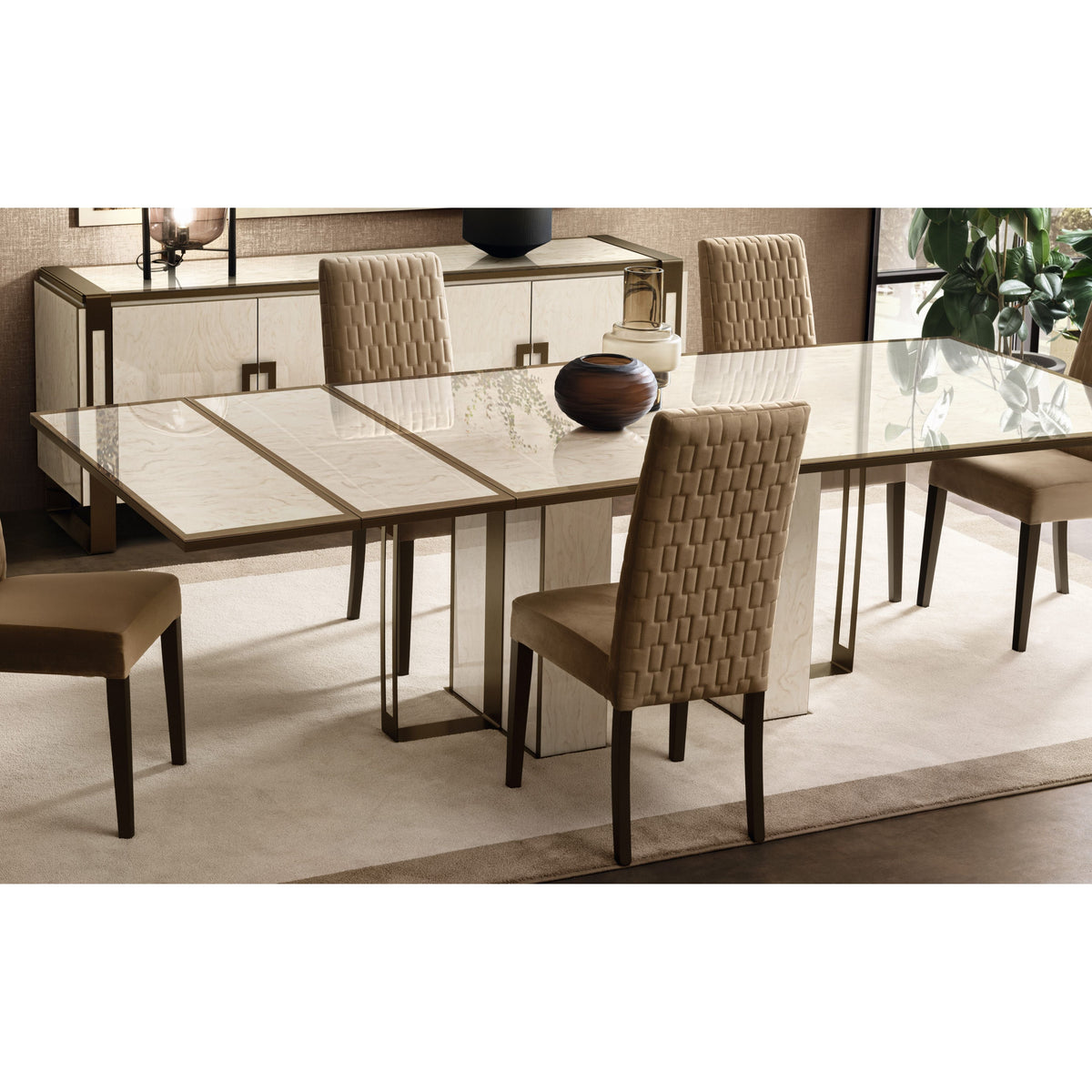 Poesia Italian High Gloss Dining Collection