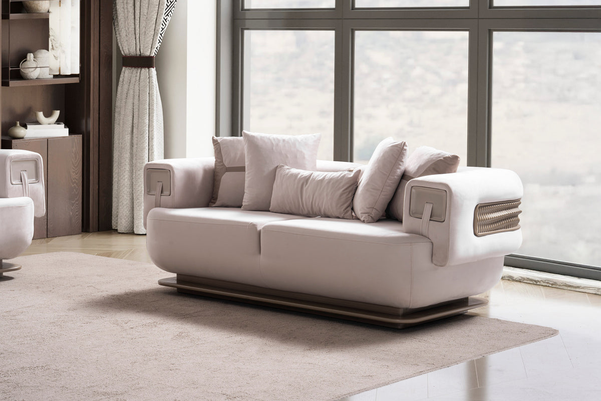 Athena 3-Piece Living Room Set — Sofa, Loveseat & Chair