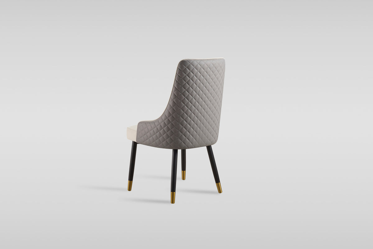 Roxy Sintered Stone Dining Set — Bronze U-Shaped Base