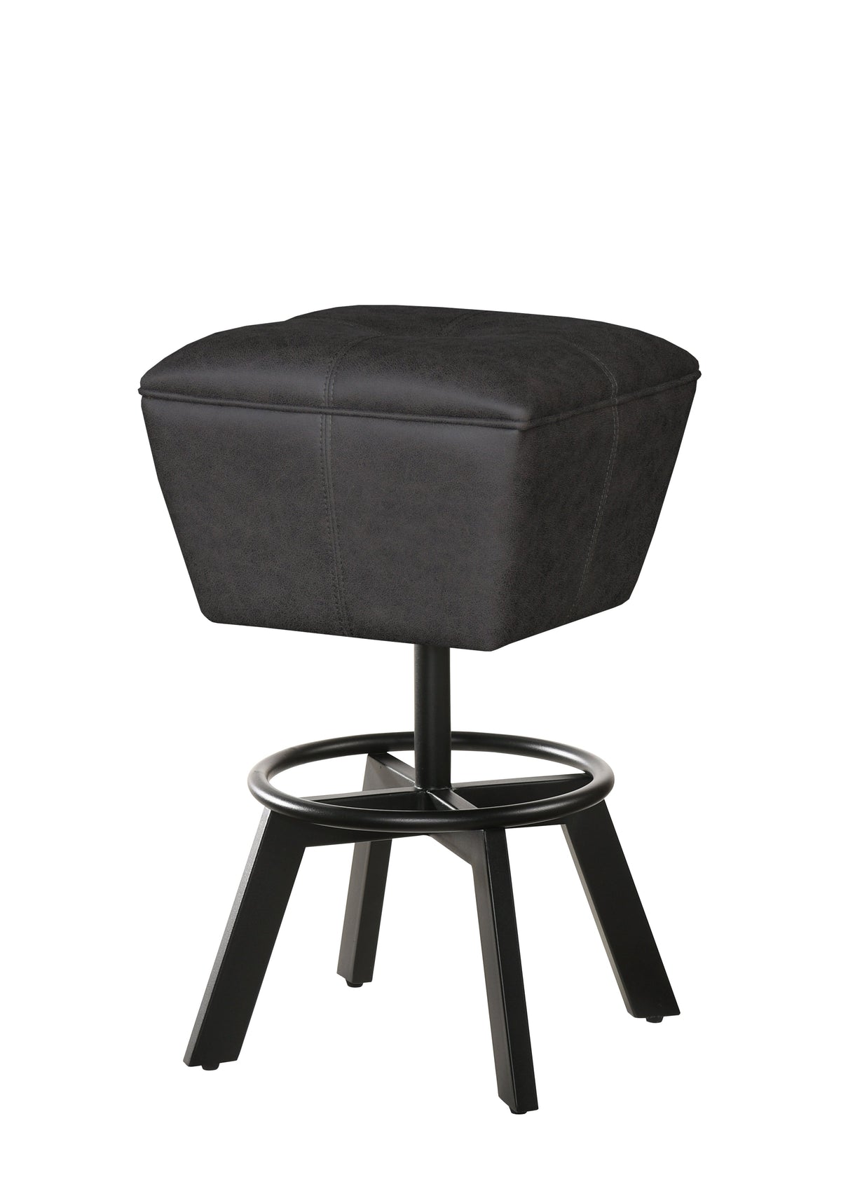Valmont Brown Dining Set — Swivel Barstools & Bench