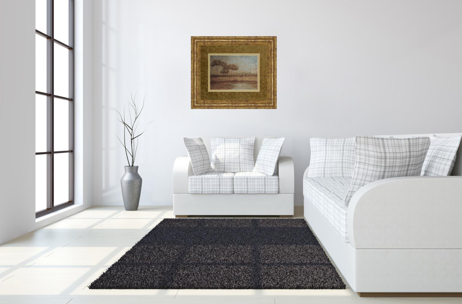 Woodland Santuary By Veronica Faust 34X40 Framed Print